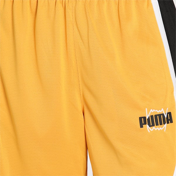 Curl Knitted Men's Shorts, Mineral Yellow, extralarge-IND