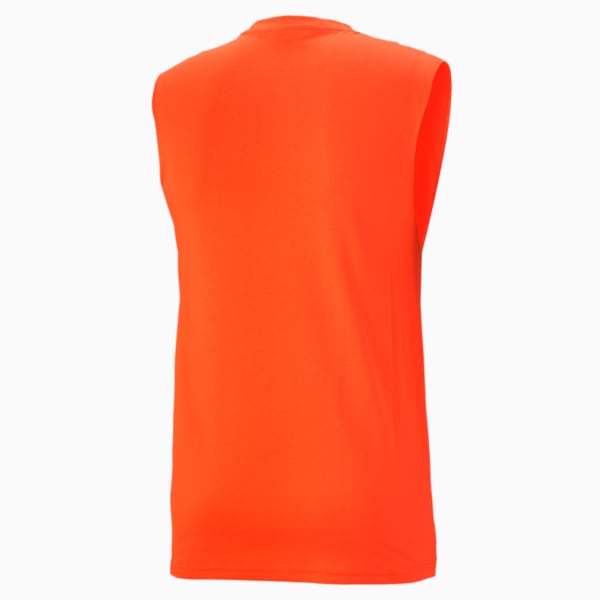 Triple Double Men's Basketball Tank, Fiery Coral, extralarge