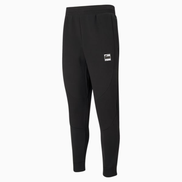 Dime Men's Basketball Trackpants, Puma Black-Puma Black, extralarge-IND