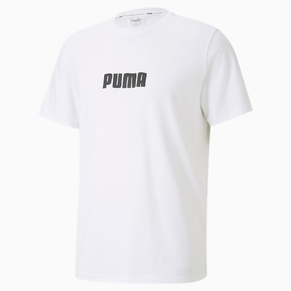 Cat Jaws Men's T-Shirt, Puma White