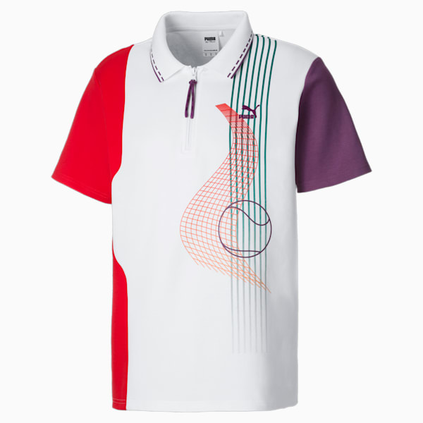 PUMA x PUMA Men's Polo Shirt, Puma White, extralarge-IND