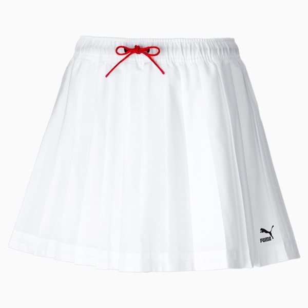 PUMA x PUMA Women's Tennis Skirt, Puma White, extralarge-IND