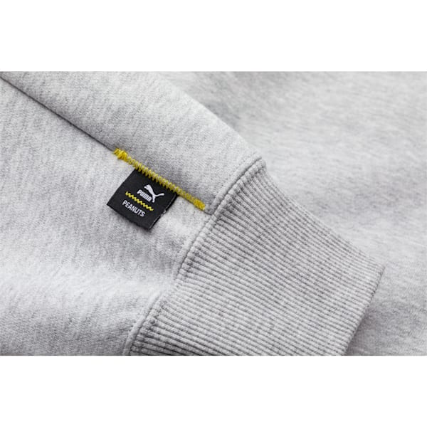 PUMA x PEANUTS Men's Hoodie, Light Gray Heather, extralarge