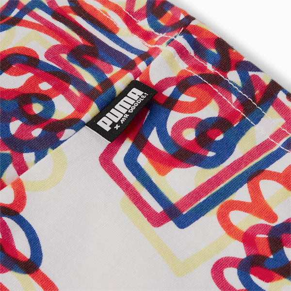 PUMA x MR. DOODLE Men's AOP Tee, Puma White-AOP, extralarge