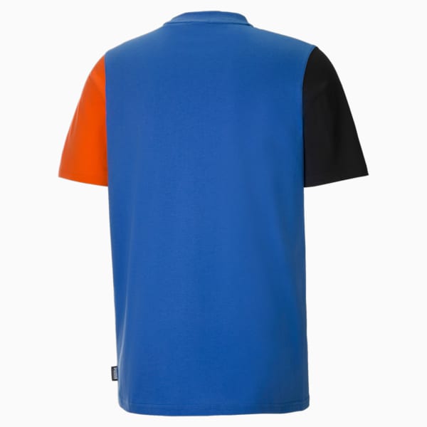 PUMA x MR. DOODLE Men's Colorblock Tee, Ultramarine, extralarge