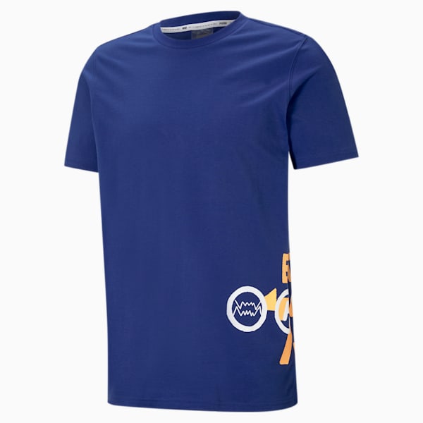 Franchise Side Seam Men's Basketball  T-shirt, Elektro Blue, extralarge-IND