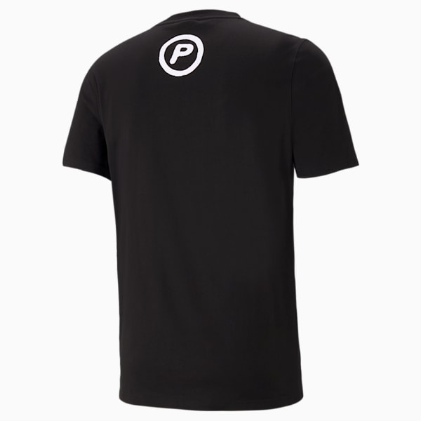 PUMA Hoops Men's Basketball Tee, Cotton Black, extralarge