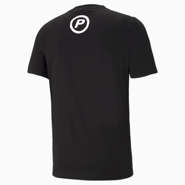 Playera de baloncesto para hombre 1, Cotton Black, extralarge