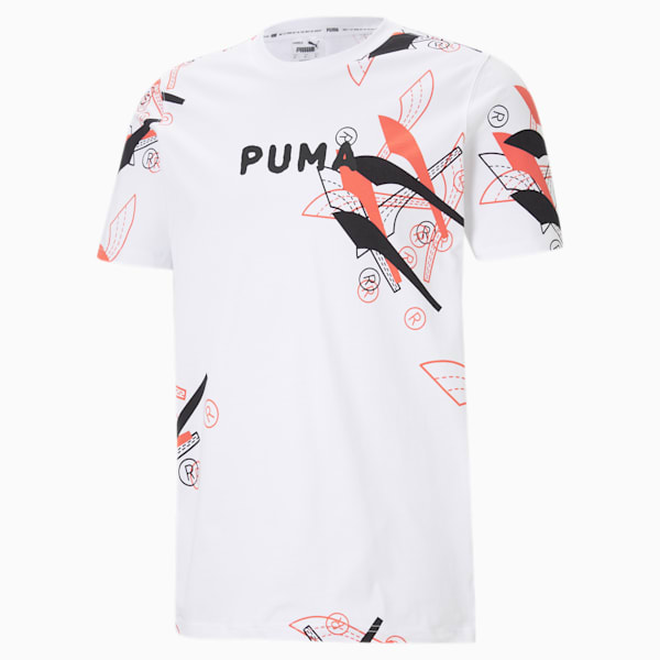 バスケットボール BP 半袖 Tシャツ 5, Puma White, extralarge