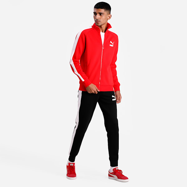 Iconic T7 Men's Track Jacket, High Risk Red, extralarge-IND