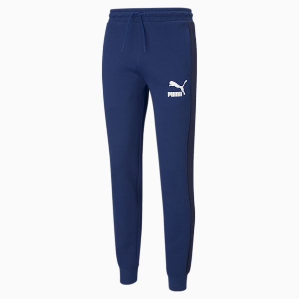 Iconic T7 Men's Trackpants, Elektro Blue, extralarge-IND