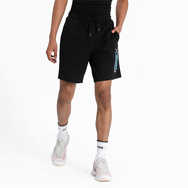 Classics Graphics Men's Shorts, Puma Black, extralarge-IND