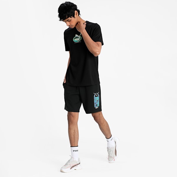 Classics Graphics Men's Shorts, Puma Black, extralarge-IND