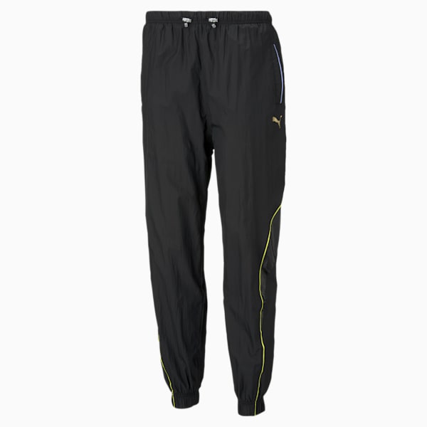 Evide Woven Women's Track Relaxed Pants, Puma Black, extralarge-IND