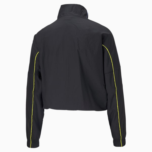 Evide Woven Women's Track Relaxed Jacket, Puma Black, extralarge-IND