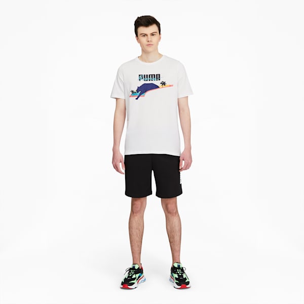 T-shirts Puma Graphic Tee Box Logo Play White