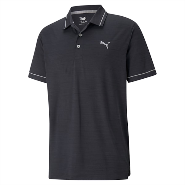 CLOUDSPUN Monarch Men's Golf Performance Polo, Puma Black Heather-High Rise, extralarge-IND