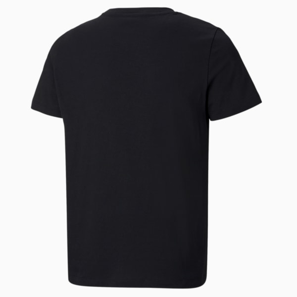 Mercedes Unisex Regular Fit Kids Logo T-shirt, Puma Black, extralarge-IND