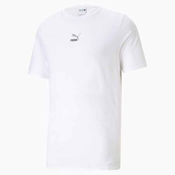 Elevate Men's Tape Tee, Puma White, extralarge