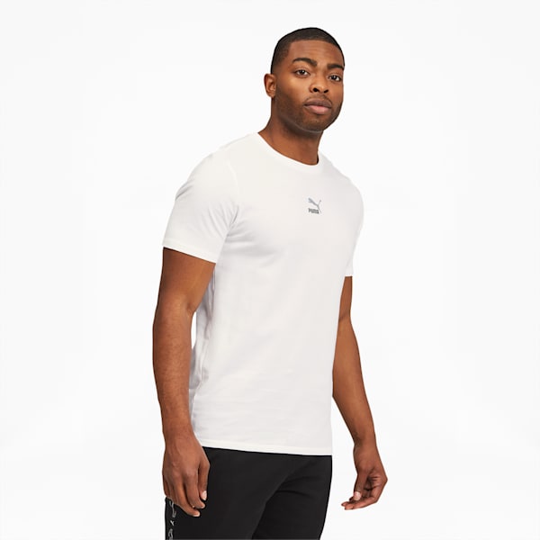 Elevate Men's Tape Tee, Puma White, extralarge