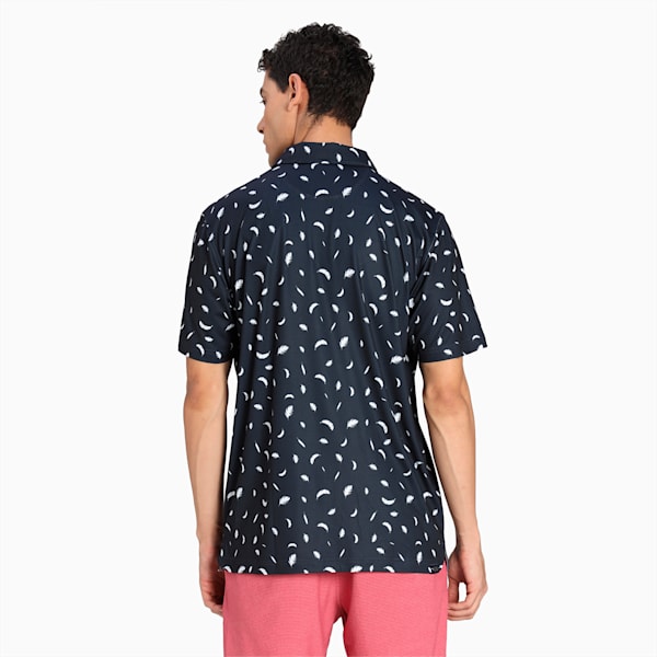 CLOUDSPUN Feathers Men's Golf Performance Polo, Navy Blazer-Bright White, extralarge-IND
