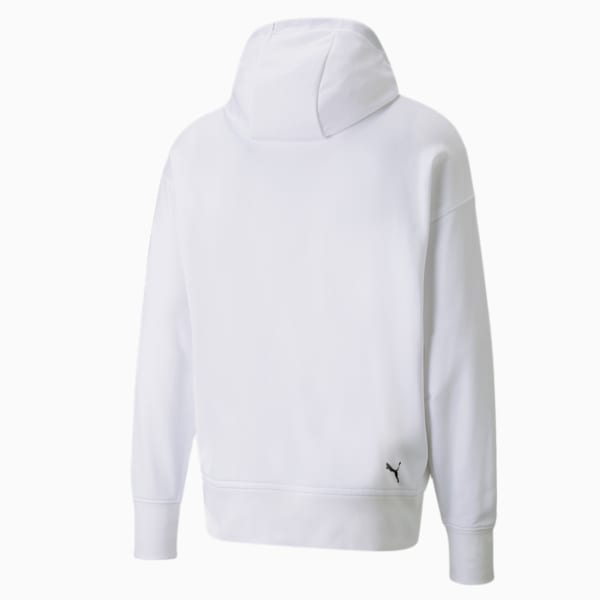 All white hoodie top mens