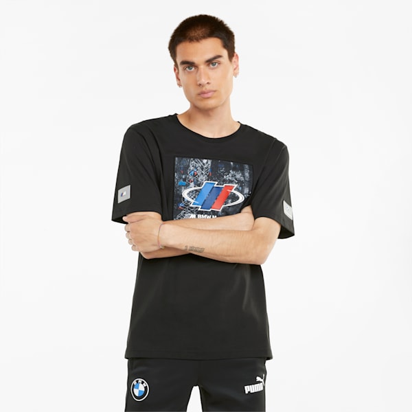 メンズ BMW MMS ストリート 半袖 Tシャツ, Puma Black, extralarge-JPN