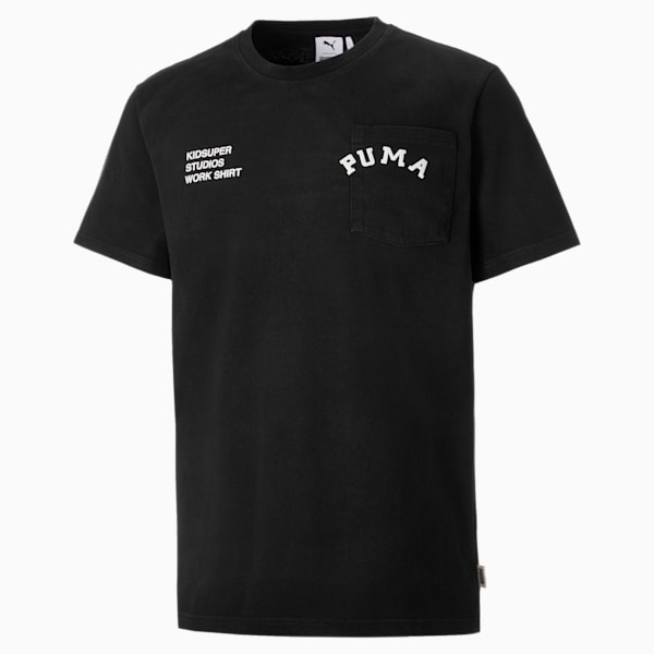PUMA X KidSuper Treatment Men's Tee, Puma Black, extralarge