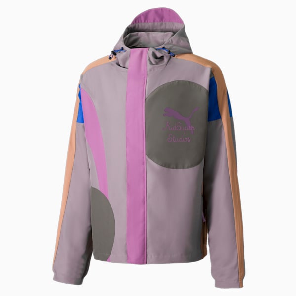 Purple puma shoes jacket top