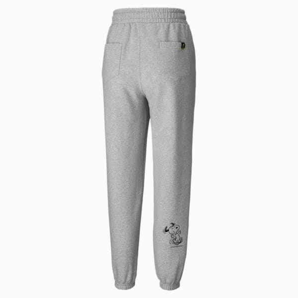 PUMA x PEANUTS Women's Sweatpants, Light Gray Heather, extralarge