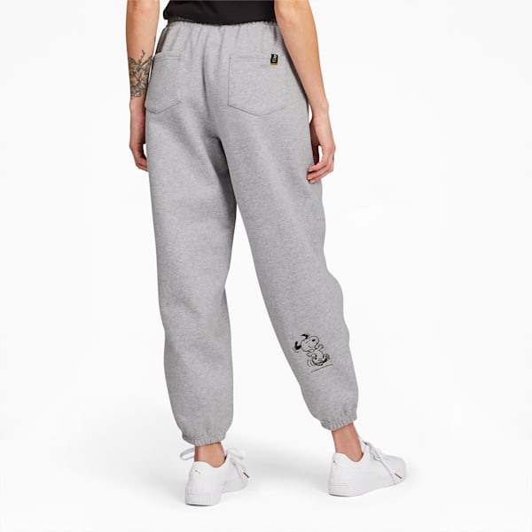 Pants PUMA x PEANUTS, Light Gray Heather, extralarge