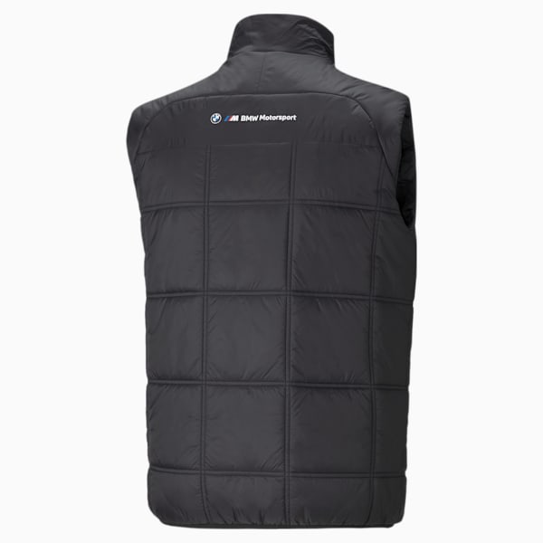 BMW M Motorsport Padded Men's Vest, Puma Black, extralarge