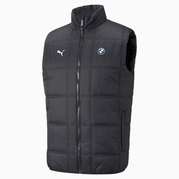 BMW M Motorsport Padded Men's Vest, Puma Black, extralarge