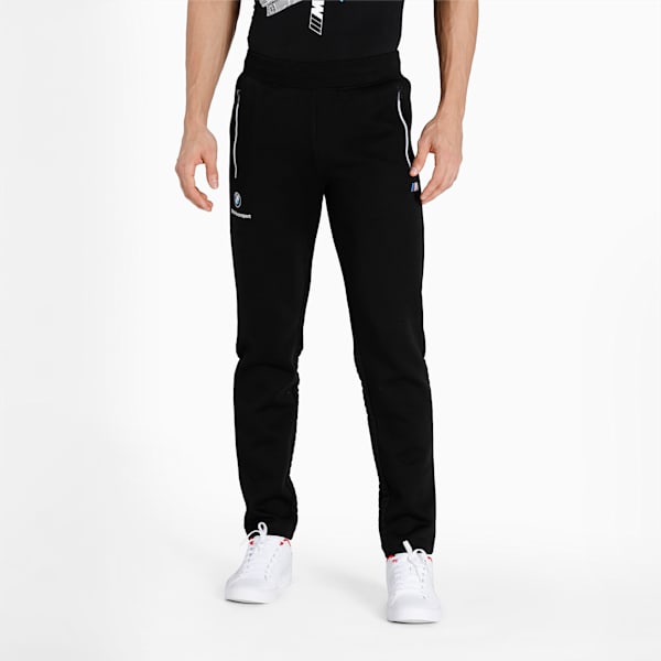 BMW M Motorsport Slim Fit Men's Sweat Pants, Puma Black, extralarge-IND