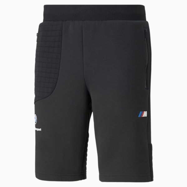BMW M Motorsport Regular Fit Men's Sweat Shorts, Puma Black