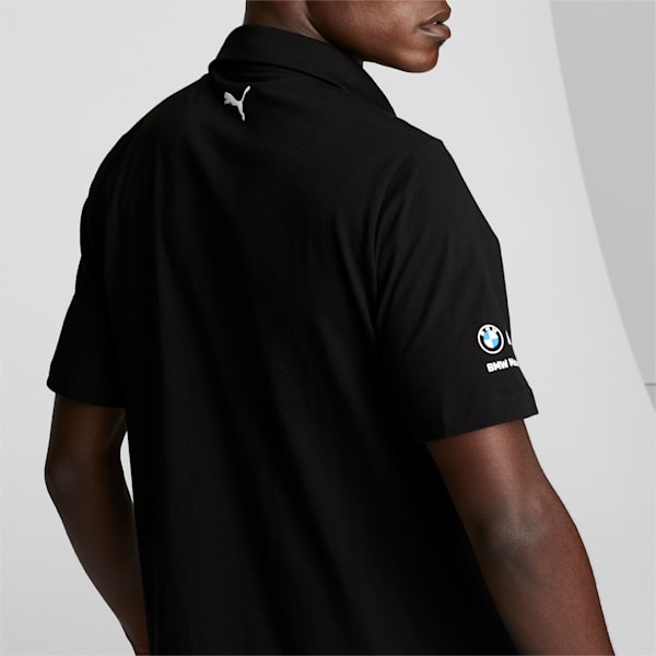 Camiseta tipo polo estampada BMW M Motorsport para hombre, Puma Black