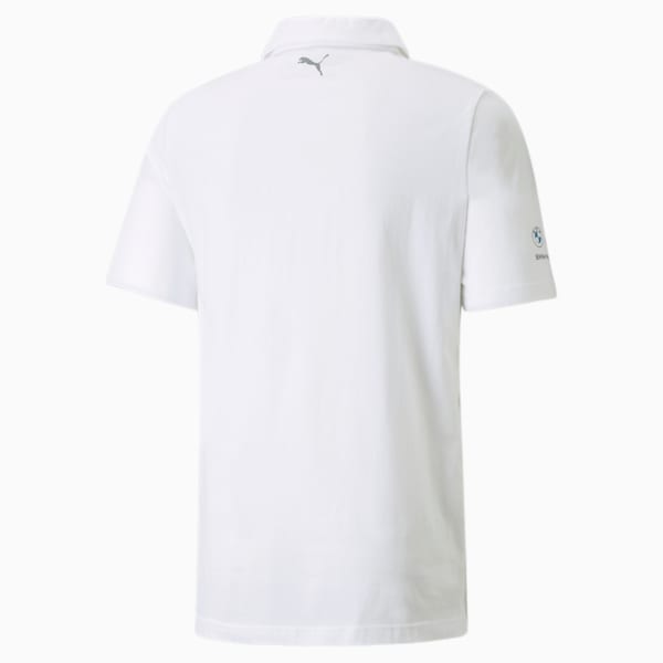 BMW M Motorsport Graphic Men's Polo Shirt, Puma White, extralarge