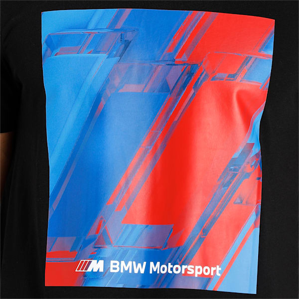 BMW M Motorsport Abstract Graphic Men's T-Shirt, Puma Black, extralarge-IND