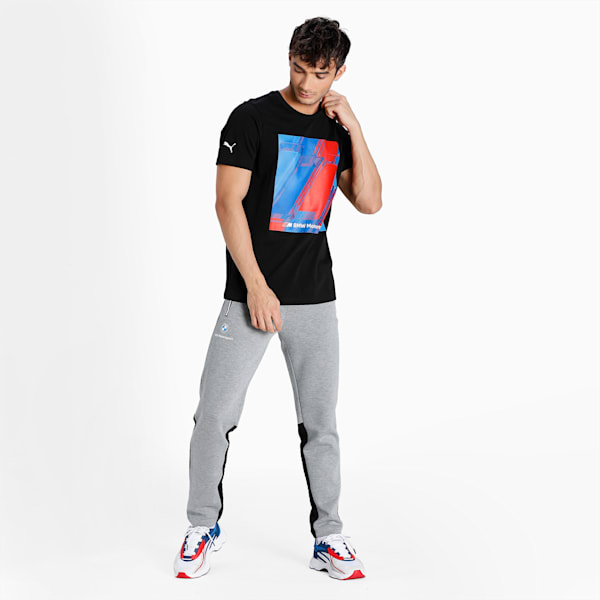 BMW M Motorsport Abstract Graphic Men's T-Shirt, Puma Black, extralarge-IND