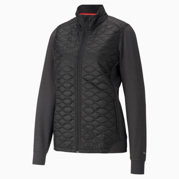 Cloudspun WRMLBL Women's Golf Jacket, Puma Black