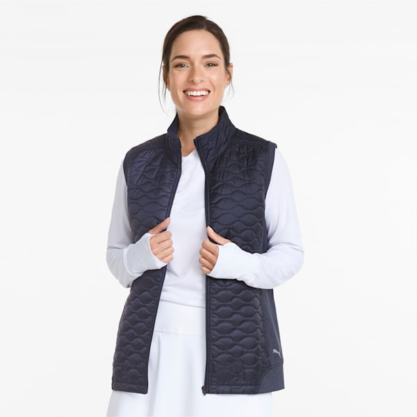 Cloudspun WRMLBL Women's Golf Vest, Navy Blazer