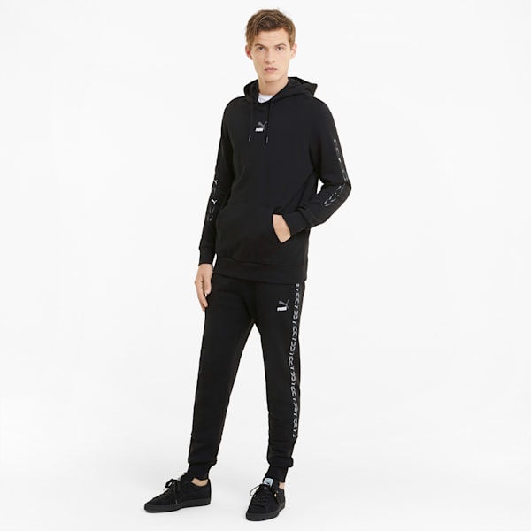 Elevate Men's Regular Fit Hoodie, Cotton Black, extralarge-IND