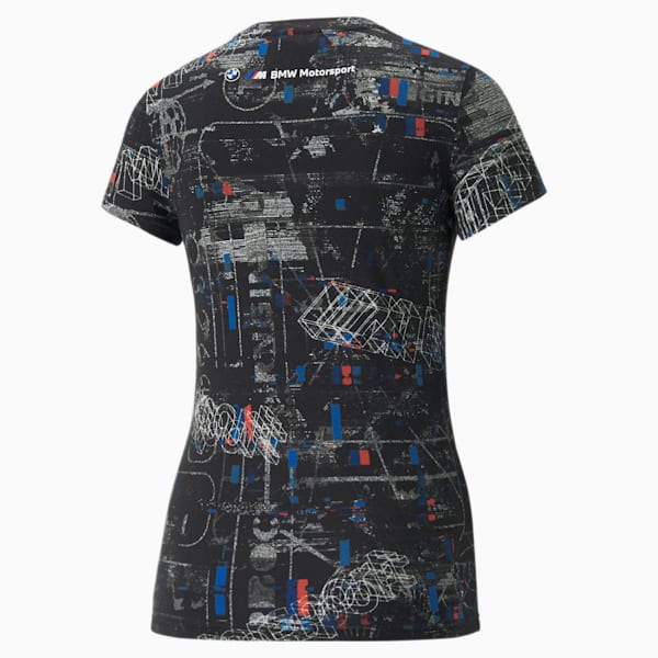 BMW M Motorsport Street Slim Fit Women's T-Shirt, Puma Black, extralarge-IND