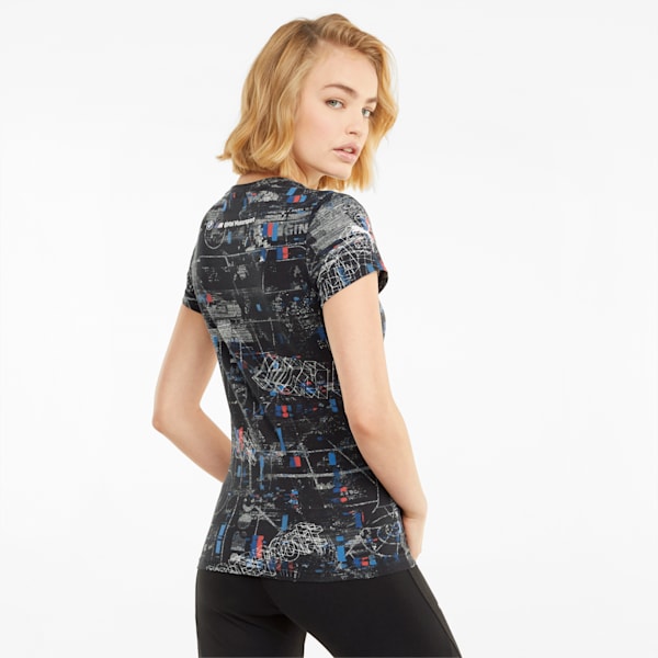 BMW M Motorsport Street Women's Tee, Puma Black, extralarge