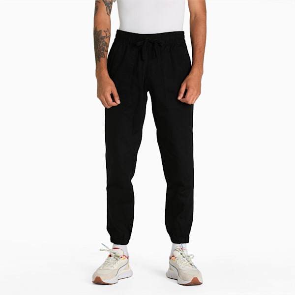 Downtown Twill Men's Pants, Puma Black, extralarge-IND