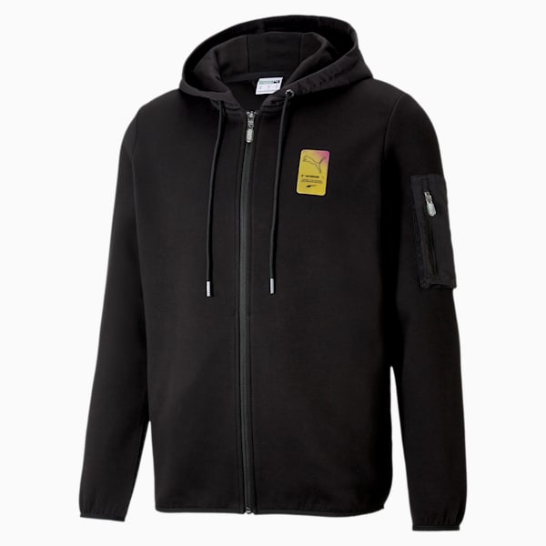 Avenir Full-Zip Men's Hoodie, Puma Black, extralarge-IND