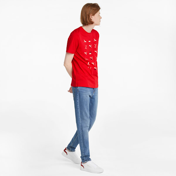 Classics Graphics Men's Regular Fit T-Shirt, High Risk Red, extralarge-IND