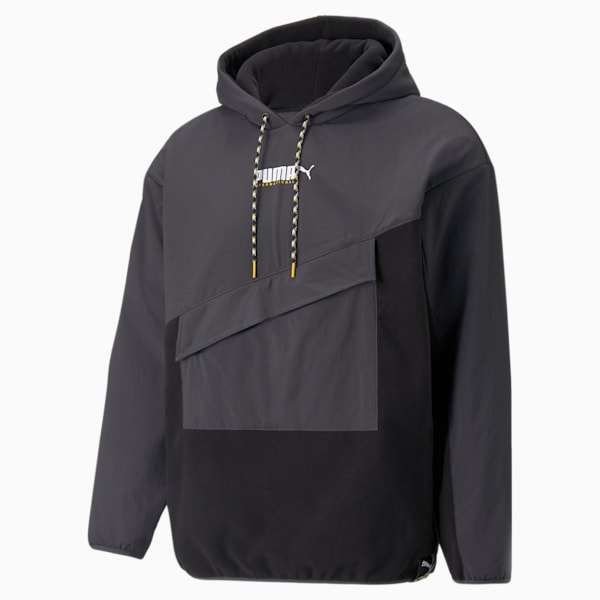 Puma black and white hoodie discount