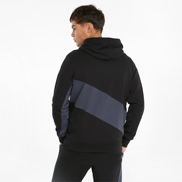 PUMA International Men's Regular Fit Hoodie, Puma Black, extralarge-IND