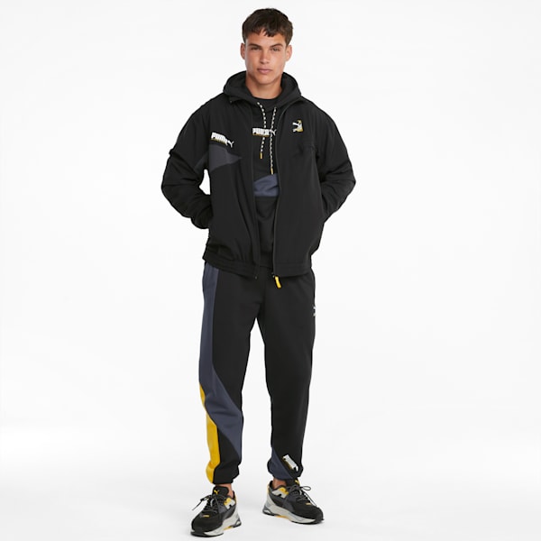 PUMA International Men's Regular Fit Hoodie, Puma Black, extralarge-IND